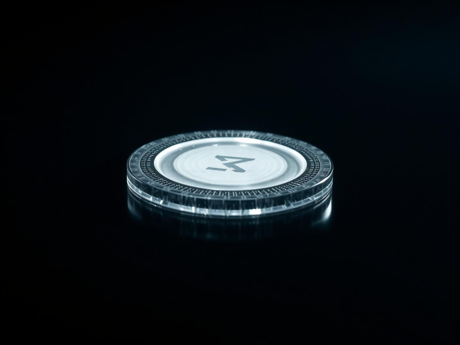 Atmospheric image of a silicon wafer